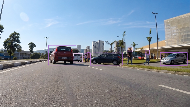 Unidade móvel com leitura de placa e reconhecimento facial