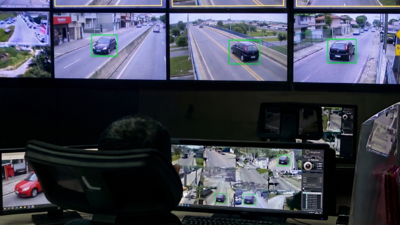 Mapa de rastreamento de rota de veículos