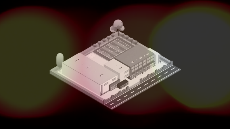 Sirene acionada automaticamente no local